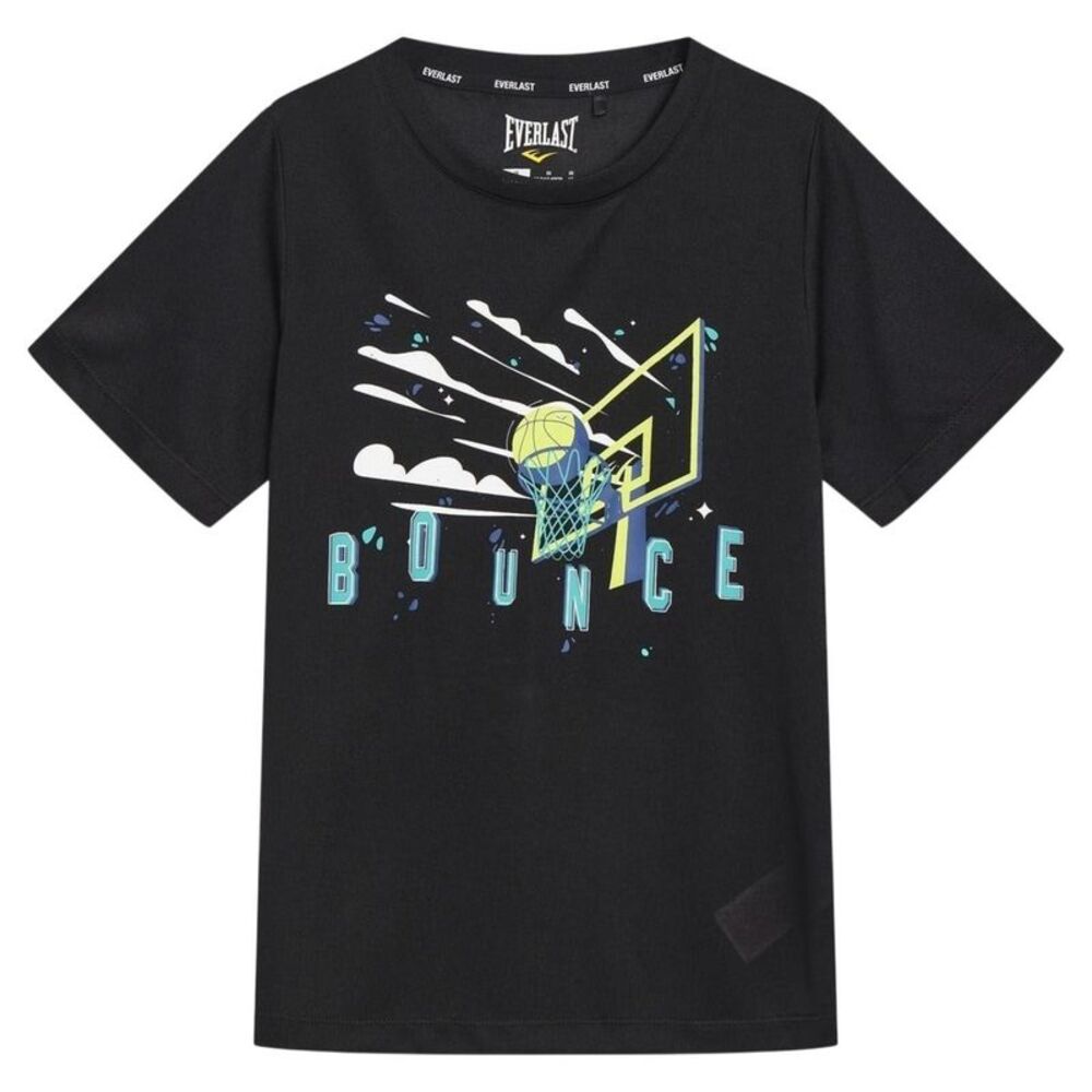 Everlast Childrens/Kids Basketball Crew Neck / Black